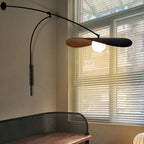 Wall Lamp | Curved Arc Black Metal & Gold Glass | G9 Bulb Base