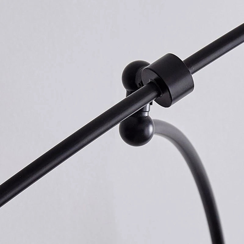 Wall Lamp | Curved Arc Black Metal & Gold Glass | G9 Bulb Base