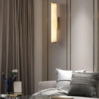 Wall Lamp | Dimmable Brass & Alabaster