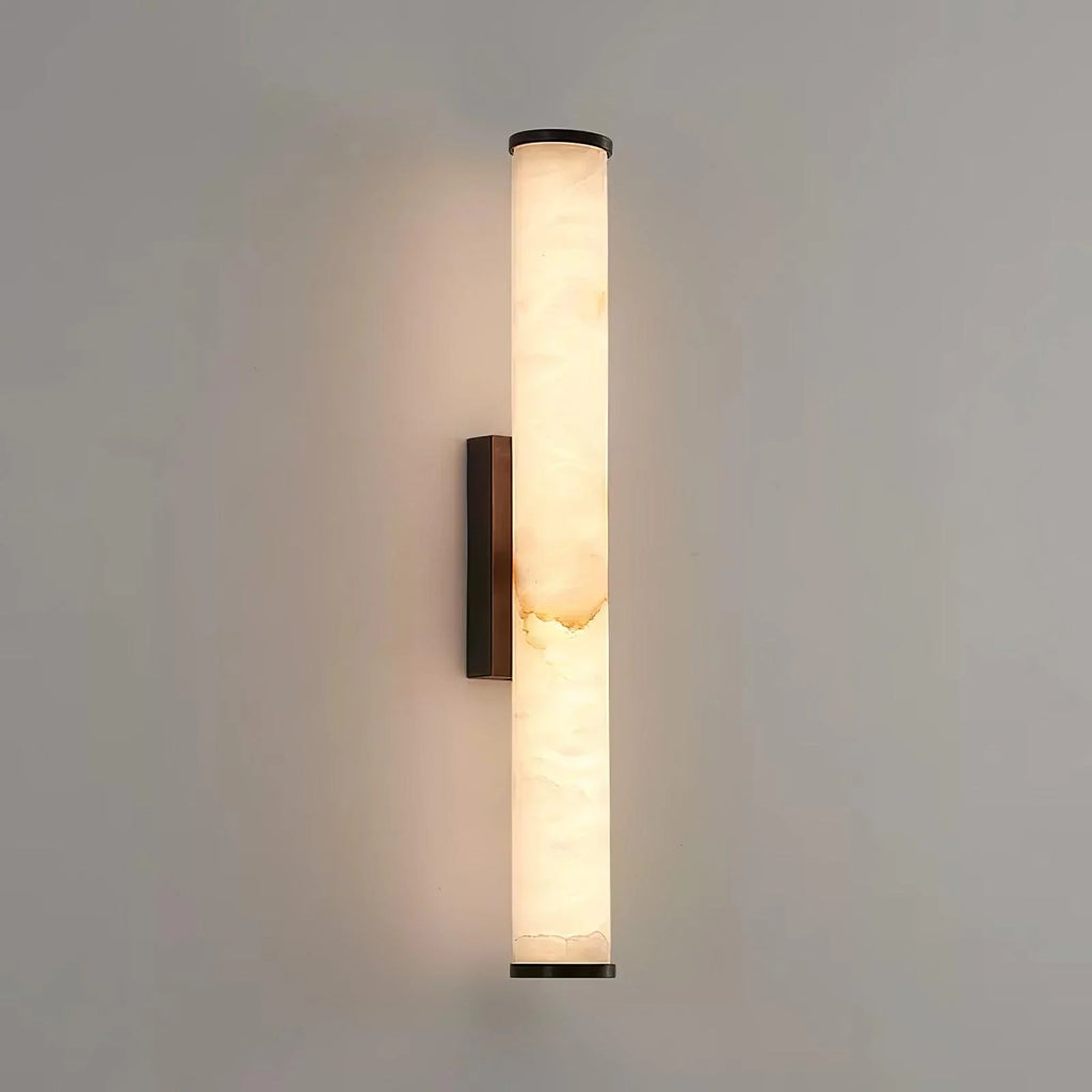 Wall Lamp | Dimmable Brass & Alabaster