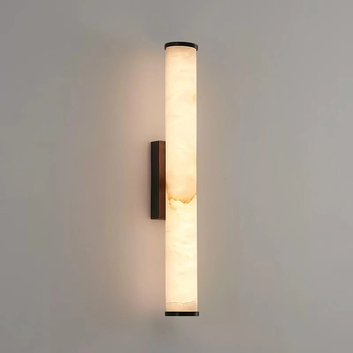 Wall Lamp | Dimmable Brass & Alabaster