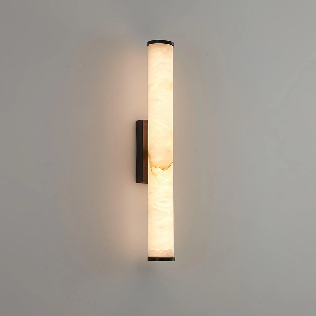Wall Lamp | Dimmable Brass & Alabaster