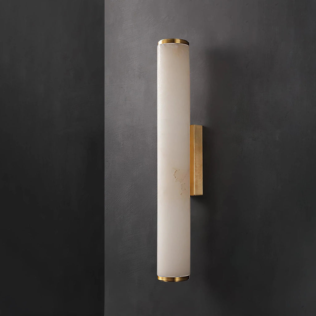 Wall Lamp | Dimmable Brass & Alabaster