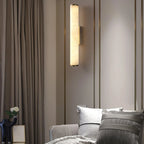 Wall Lamp | Dimmable Brass & Alabaster