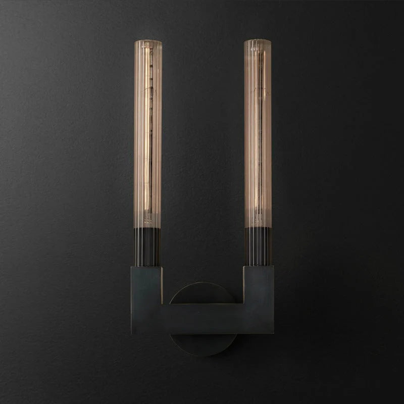 Wall Lamp | Dimmable Metal & Glass
