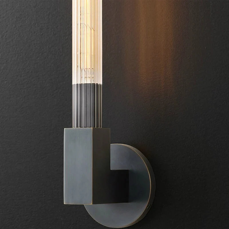 Wall Lamp | Dimmable Metal & Glass