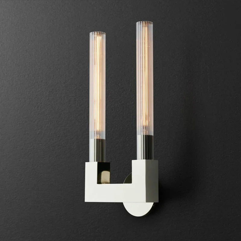 Wall Lamp | Dimmable Metal & Glass