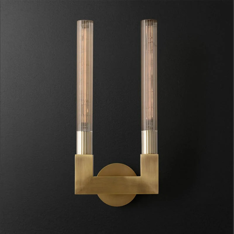 Wall Lamp | Dimmable Metal & Glass
