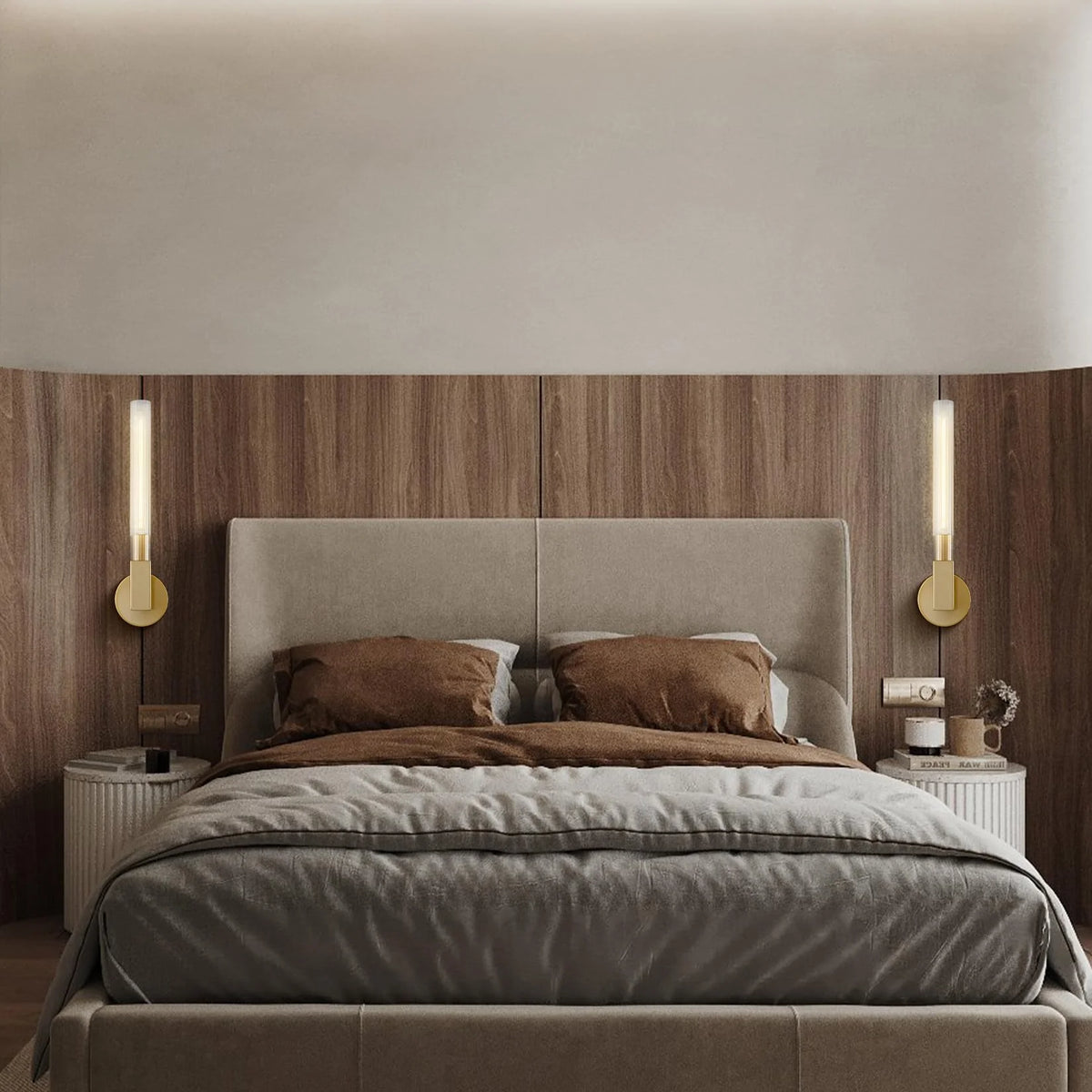 Wall Lamp | Dimmable Metal & Glass