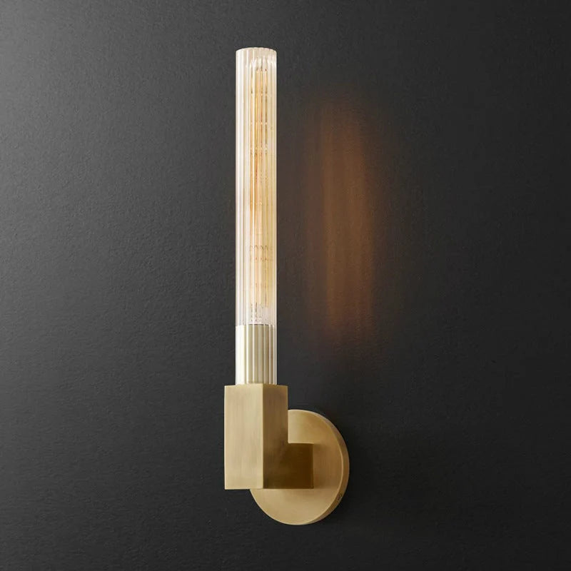 Wall Lamp | Dimmable Metal & Glass