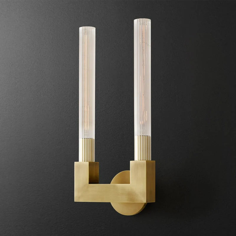 Wall Lamp | Dimmable Metal & Glass