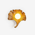 Wall Lamp | Ginkgo Leaf Design & Dimmer-Compatible | 25 cm