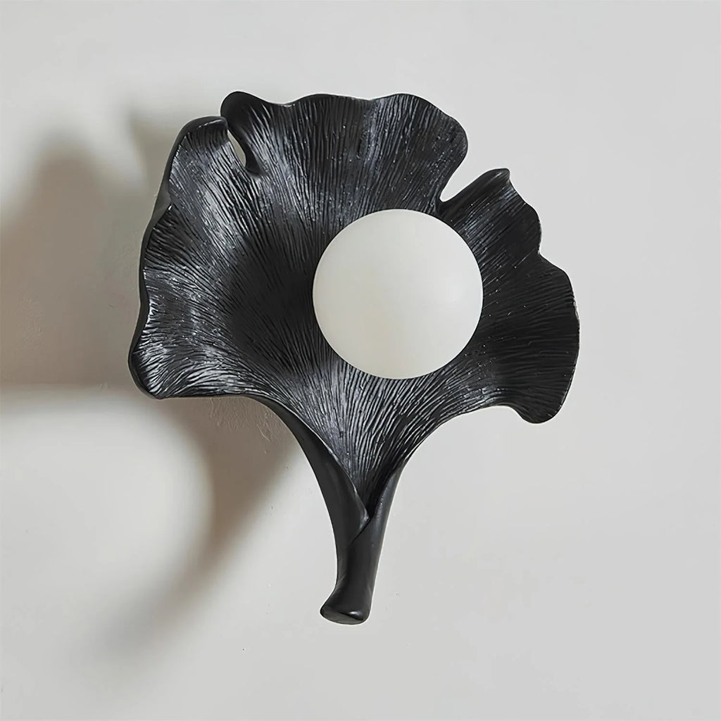 Wall Lamp | Ginkgo Leaf Design & Dimmer-Compatible | 25 cm
