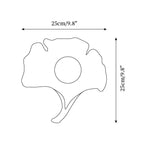 Wall Lamp | Ginkgo Leaf Design & Dimmer-Compatible | 25 cm
