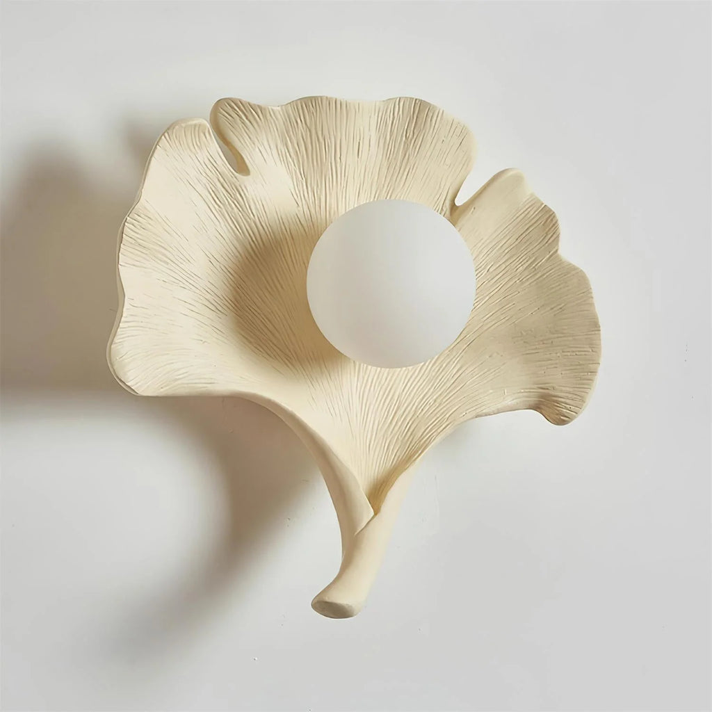 Wall Lamp | Ginkgo Leaf Design & Dimmer-Compatible | 25 cm