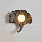 Wall Lamp | Ginkgo Leaf Design & Dimmer-Compatible | 25 cm