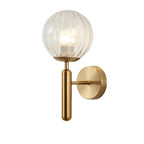 Wall Lamp | Glass & Metal Vintage Style | E27 Socket