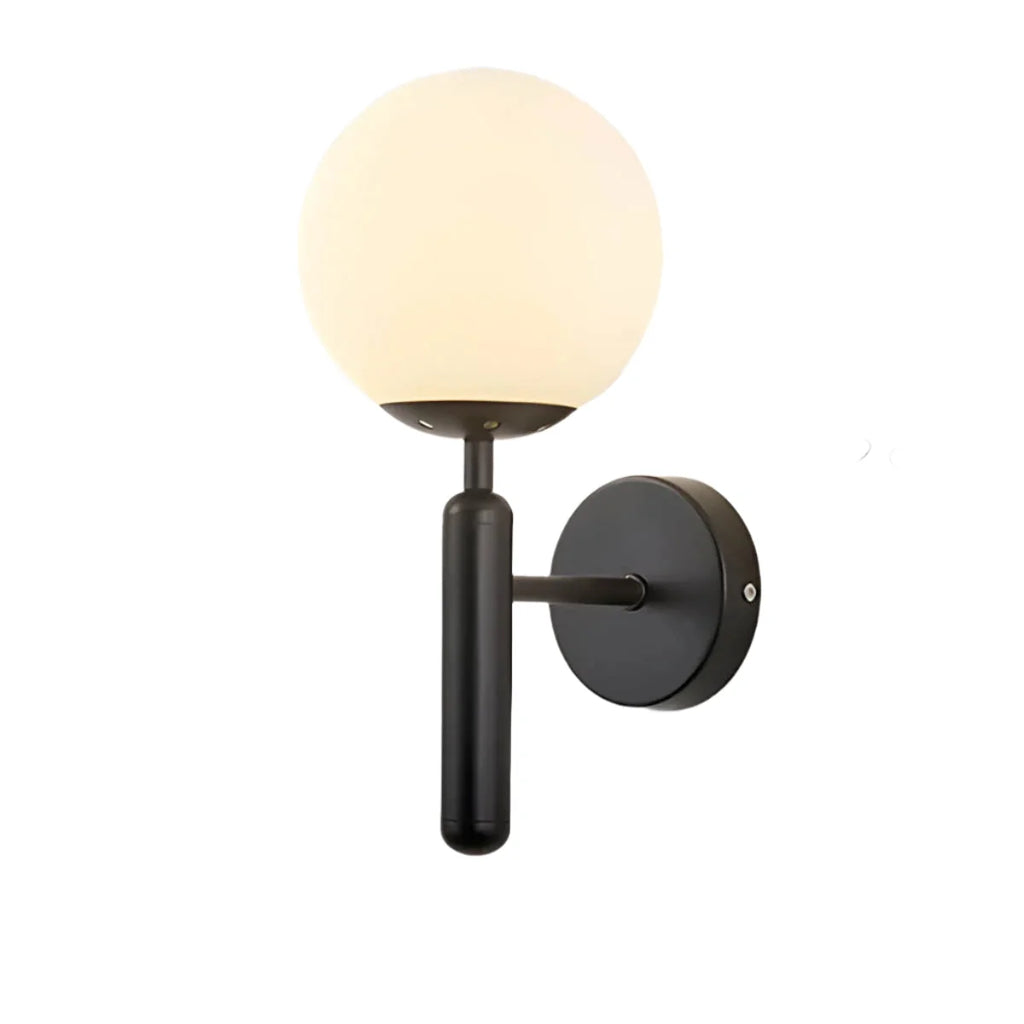 Wall Lamp | Glass & Metal Vintage Style | E27 Socket