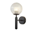 Wall Lamp | Glass & Metal Vintage Style | E27 Socket
