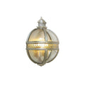 Wall lamp | Glass shade & iron frame | Ø30.5 x H46 cm