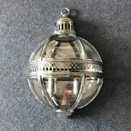 Wall lamp | Glass shade & iron frame | Ø30.5 x H46 cm