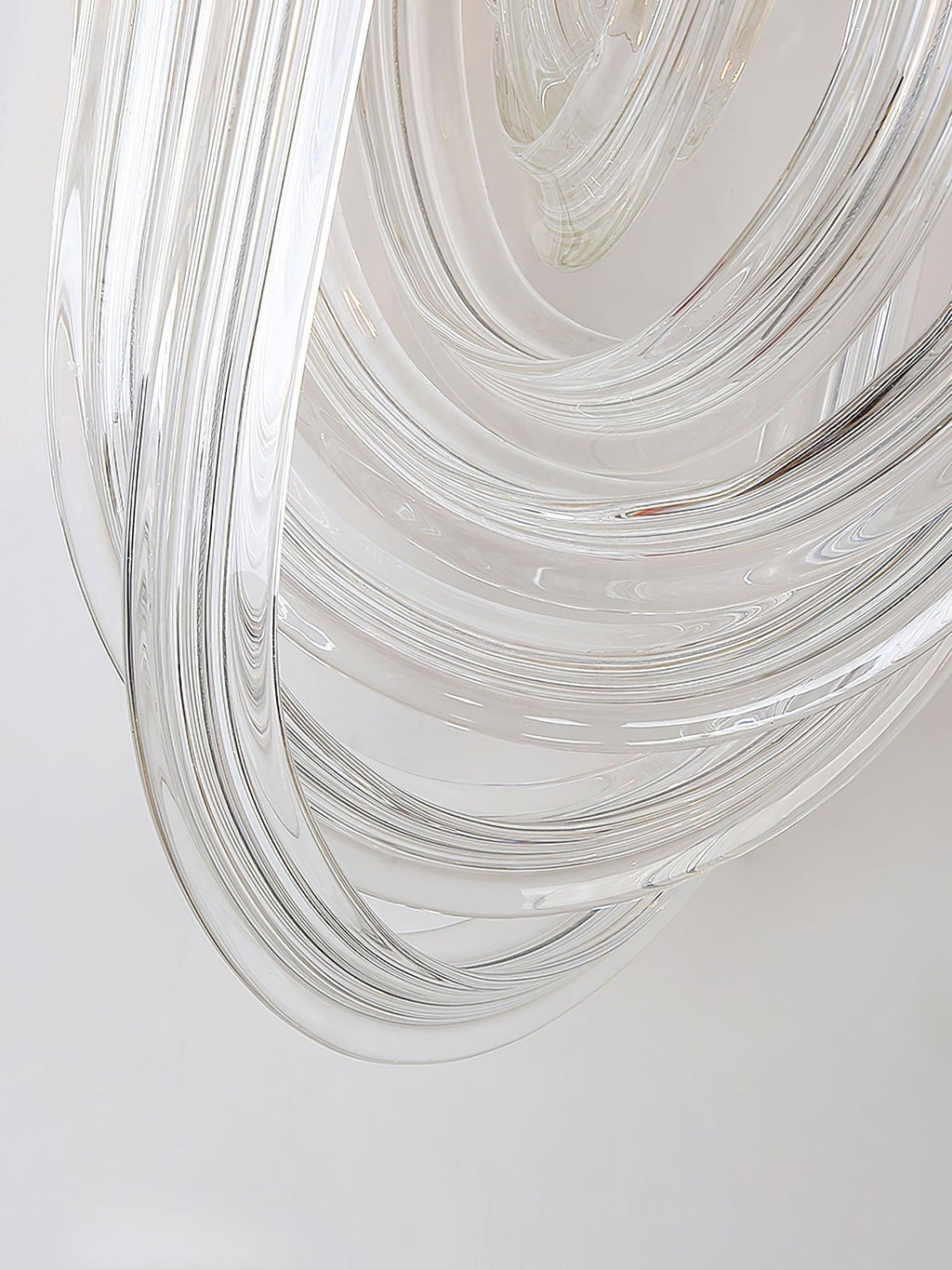 Wall Lamp | Handblown Glass & Gold Metal Base | 23 x 40 cm