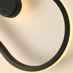 Wall Lamp | Hardwired LED Light & Battery Clock