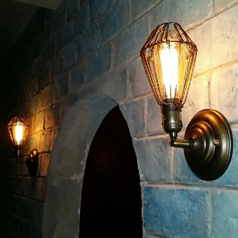 Wall Lamp | Industrial Metal Finish & E26/E27 Base
