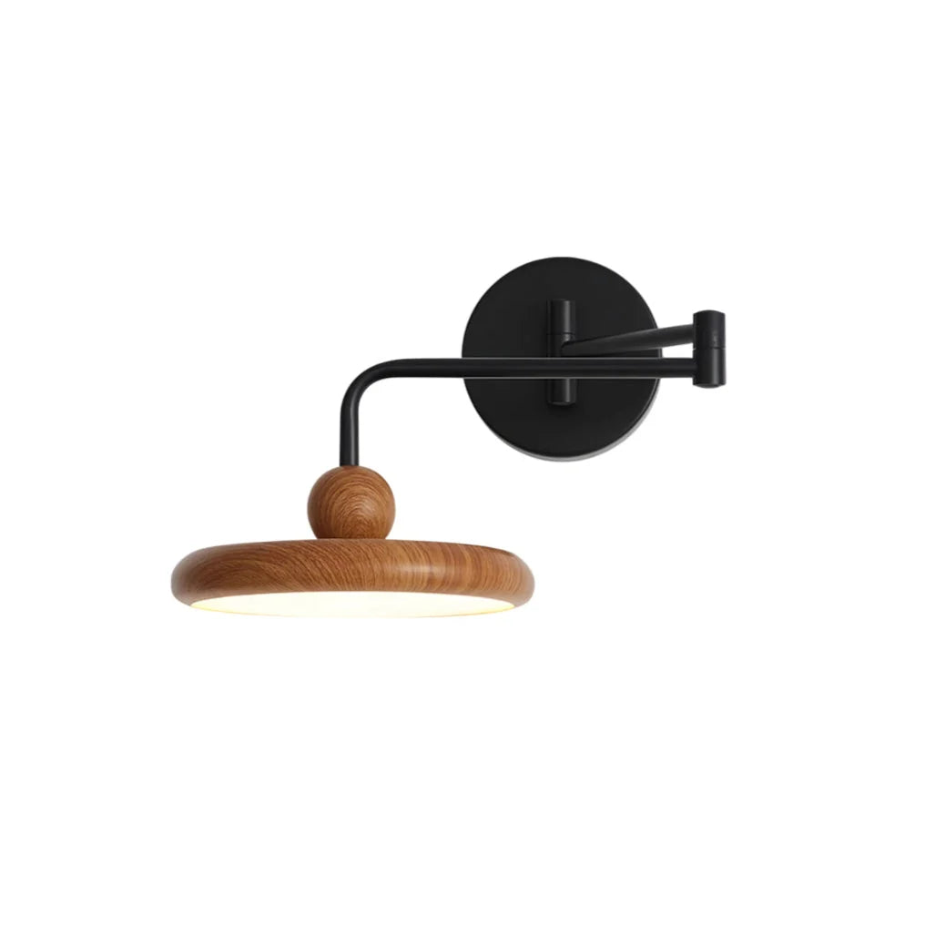 Wall Lamp | Integrated LED & Wood Accent | 51 cm
