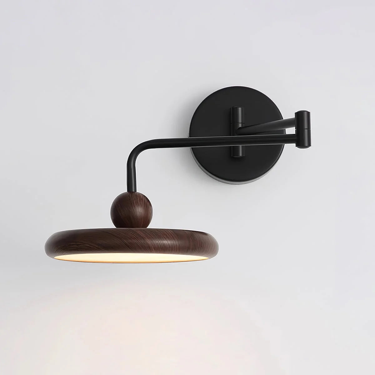 Wall Lamp | Integrated LED & Wood Accent | 51 cm