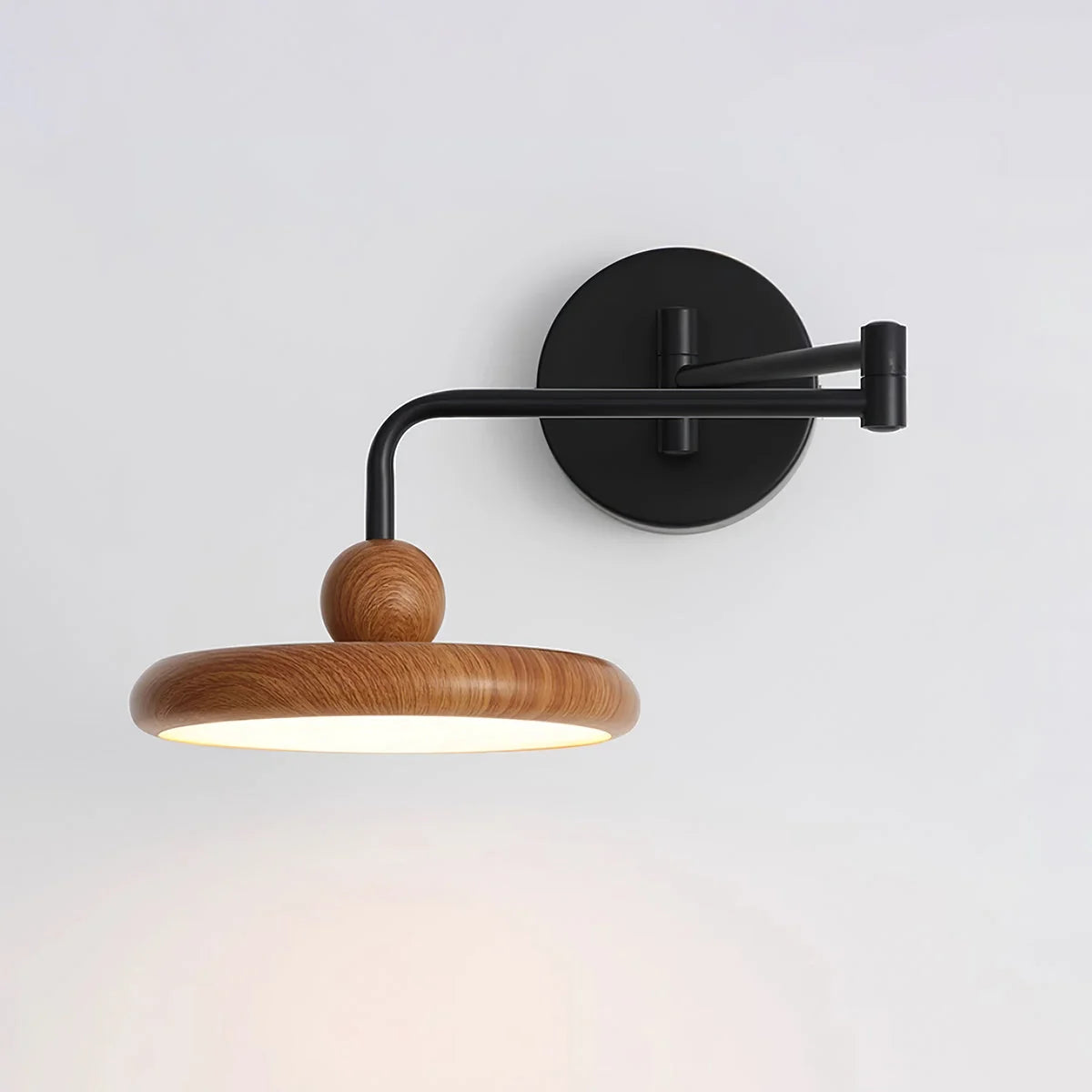 Wall Lamp | Integrated LED & Wood Accent | 51 cm