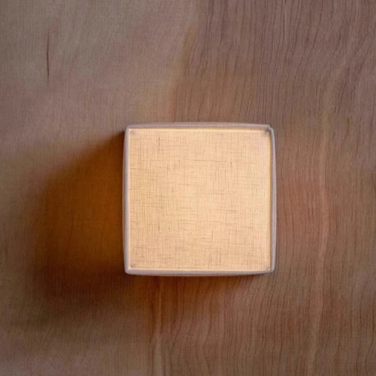 Wall Lamp | Japanese Fabric Shade & Integrated LED | 12/15/20 cm