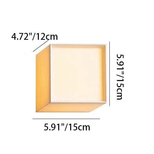 Wall Lamp | Japanese Fabric Shade & Integrated LED | 12/15/20 cm
