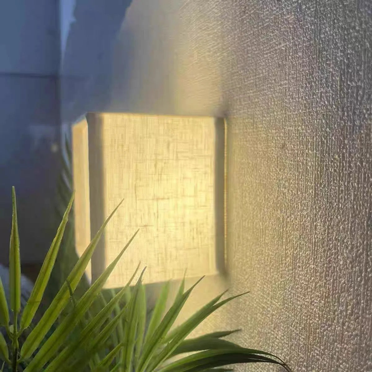 Wall Lamp | Japanese Fabric Shade & Integrated LED | 12/15/20 cm