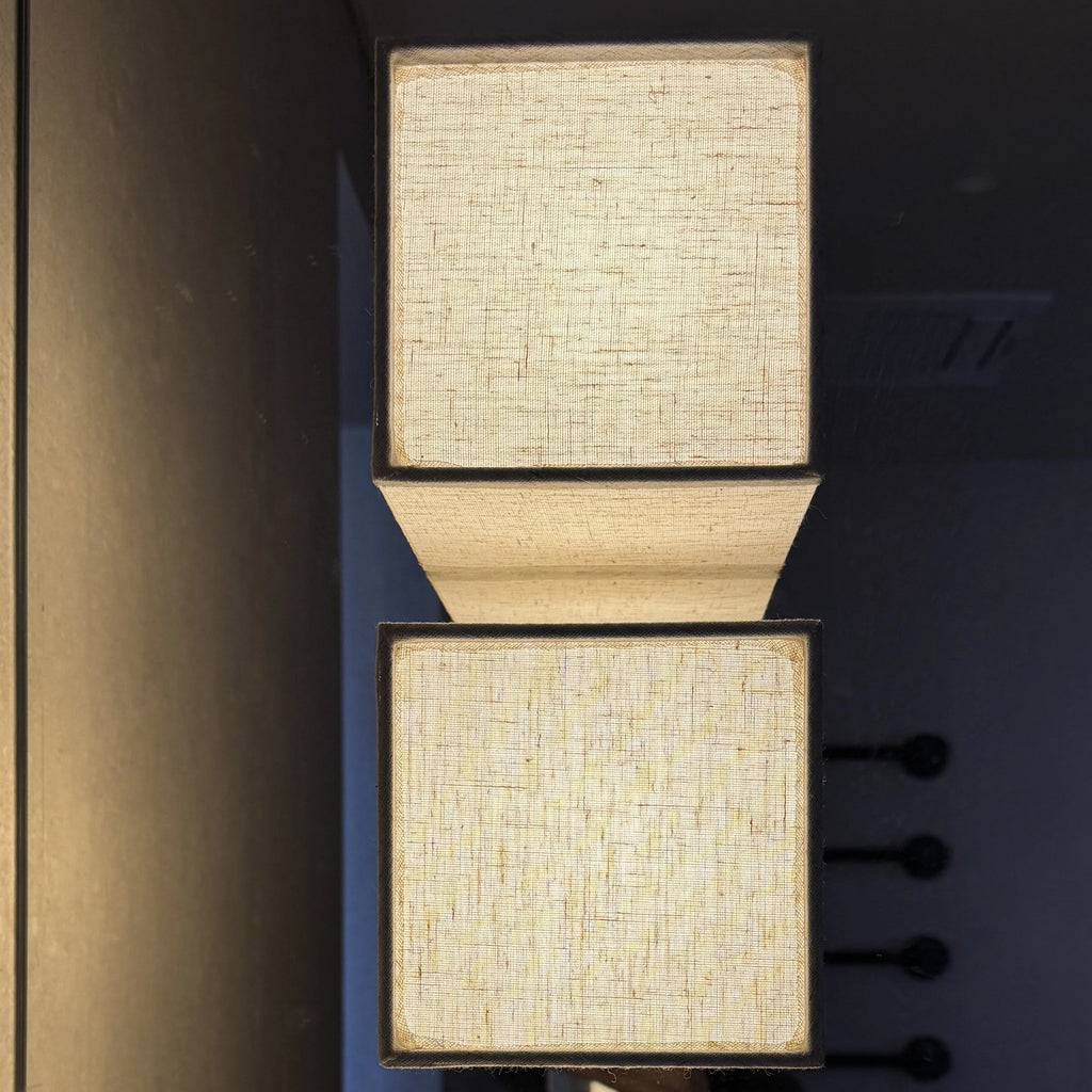 Wall Lamp | Japanese Fabric Shade & Integrated LED | 12/15/20 cm