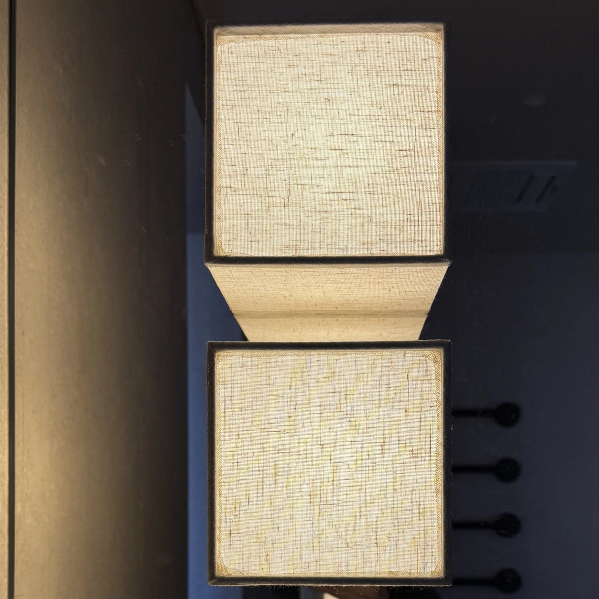 Wall Lamp | Japanese Fabric Shade & Integrated LED | 12/15/20 cm