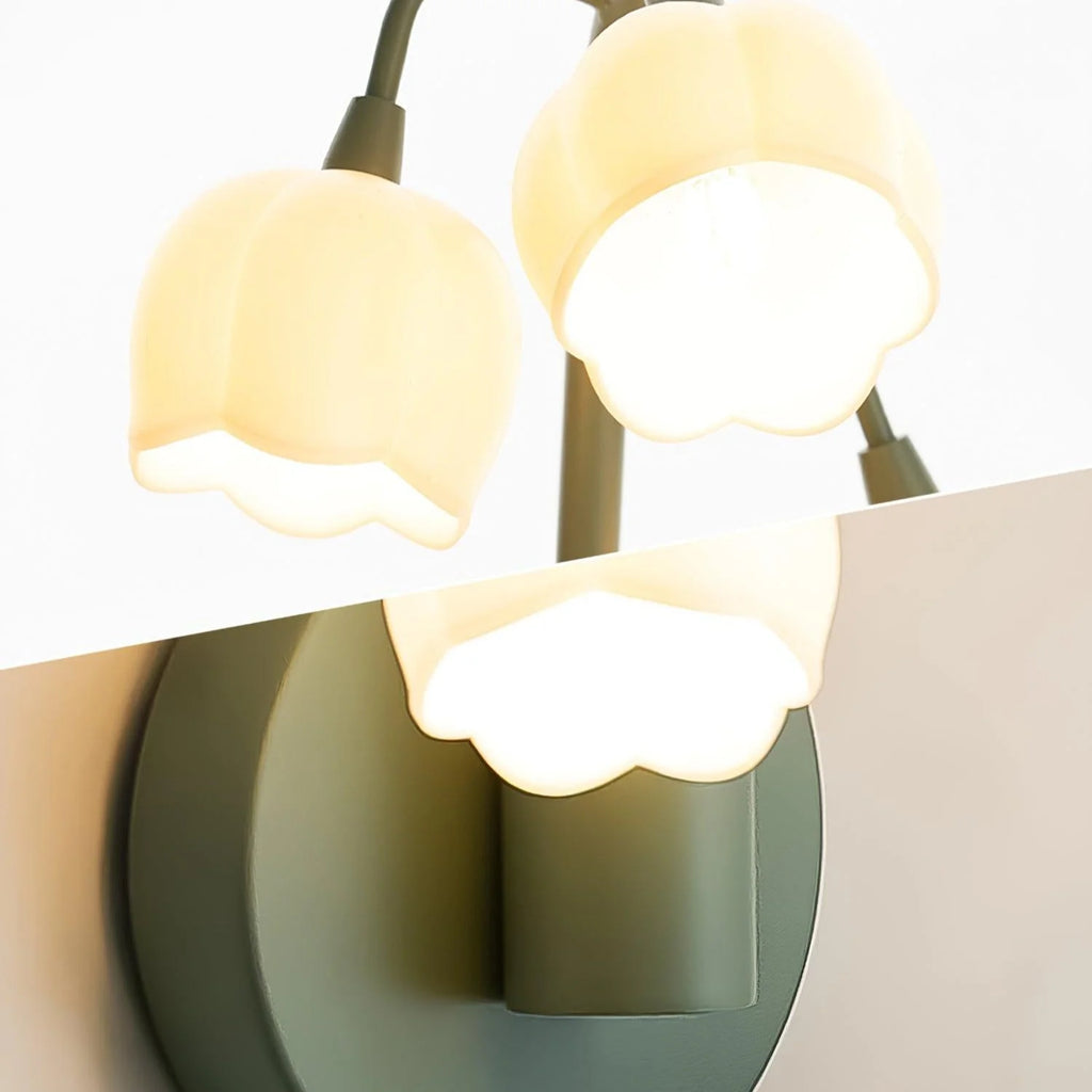 Wall Lamp | Lifelike Orchid Design & Soft Ambient Light | Hardwire