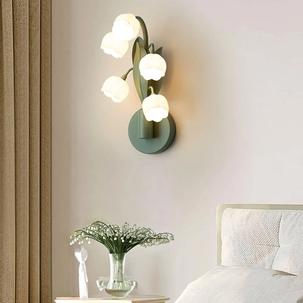 Wall Lamp | Lifelike Orchid Design & Soft Ambient Light | Hardwire