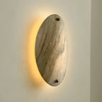 Wall Lamp | Marble Shade & Gold Metal | Integrated LED