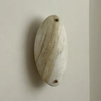 Wall Lamp | Marble Shade & Gold Metal | Integrated LED
