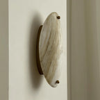 Wall Lamp | Marble Shade & Gold Metal | Integrated LED