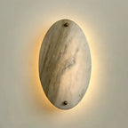 Wall Lamp | Marble Shade & Gold Metal | Integrated LED