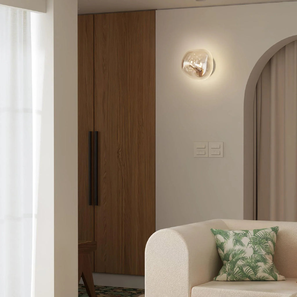 Wall Lamp | Metal & Acrylic Damp-Rated | Two Sizes