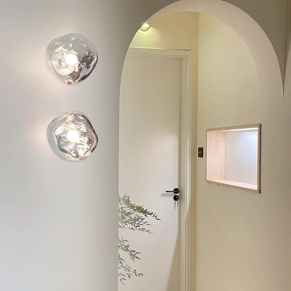 Wall Lamp | Metal & Acrylic Damp-Rated | Two Sizes