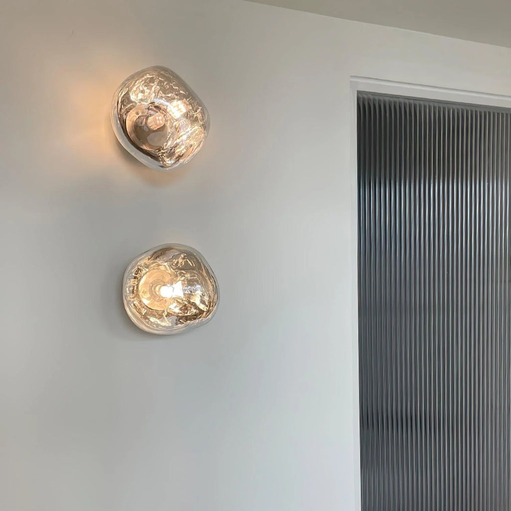 Wall Lamp | Metal & Acrylic Damp-Rated | Two Sizes