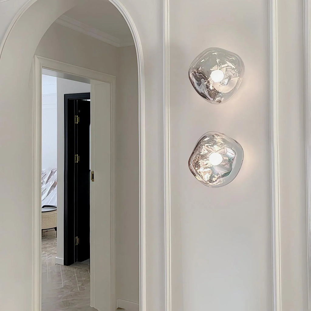 Wall Lamp | Metal & Acrylic Damp-Rated | Two Sizes