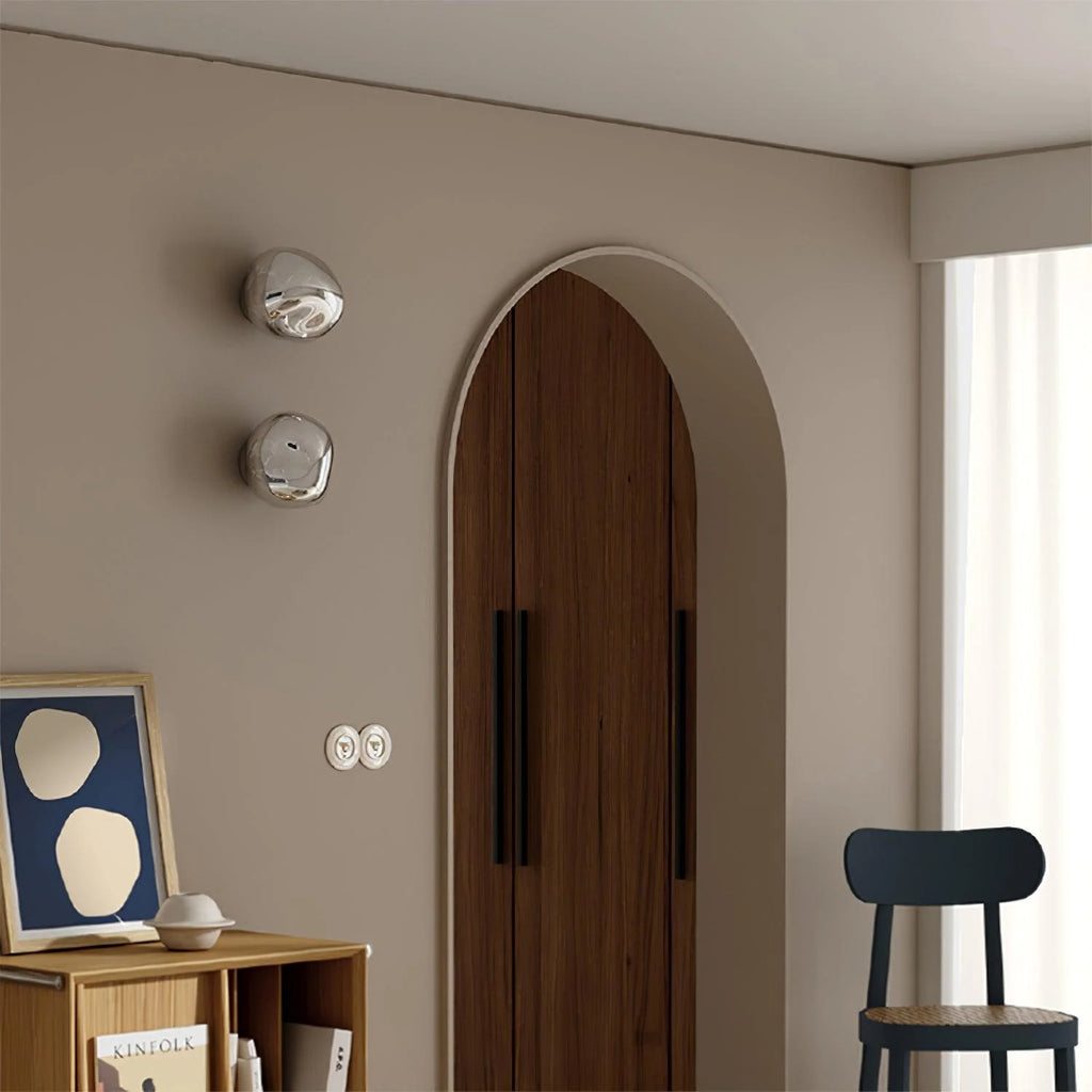 Wall Lamp | Metal & Acrylic Damp-Rated | Two Sizes