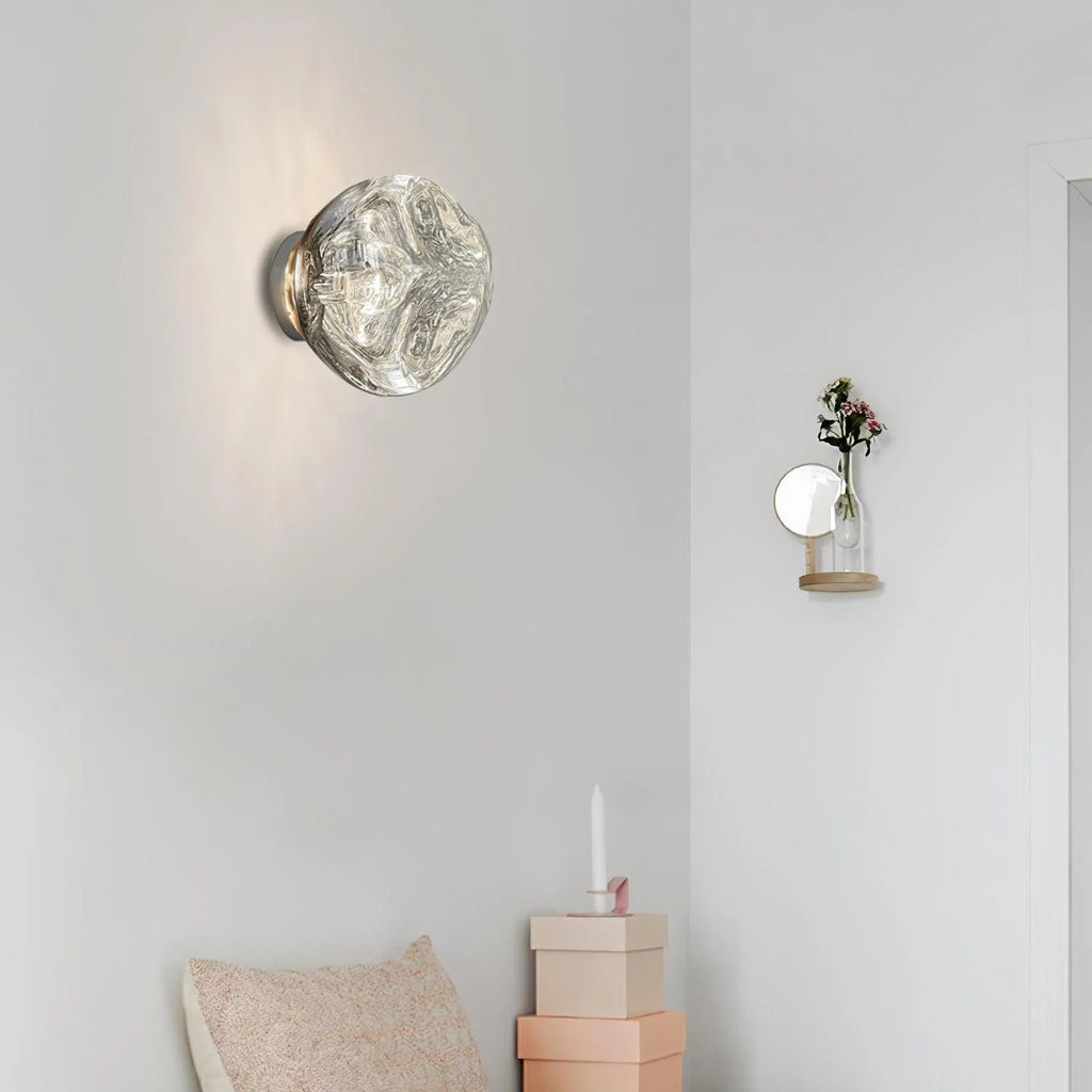 Wall Lamp | Metal & Acrylic Damp-Rated | Two Sizes