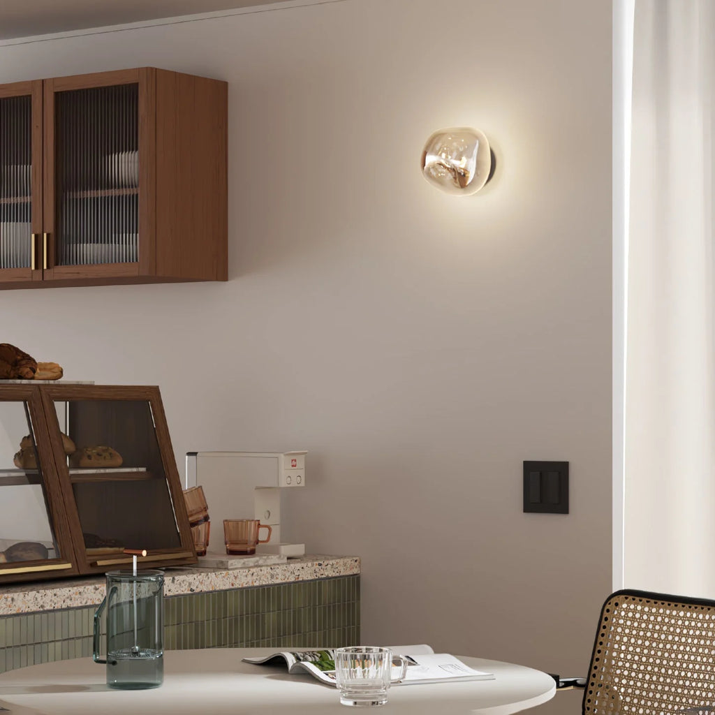 Wall Lamp | Metal & Acrylic Damp-Rated | Two Sizes
