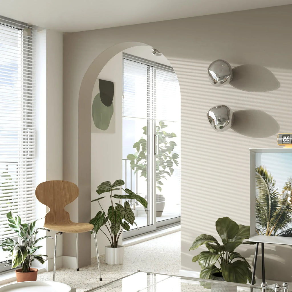 Wall Lamp | Metal & Acrylic Damp-Rated | Two Sizes